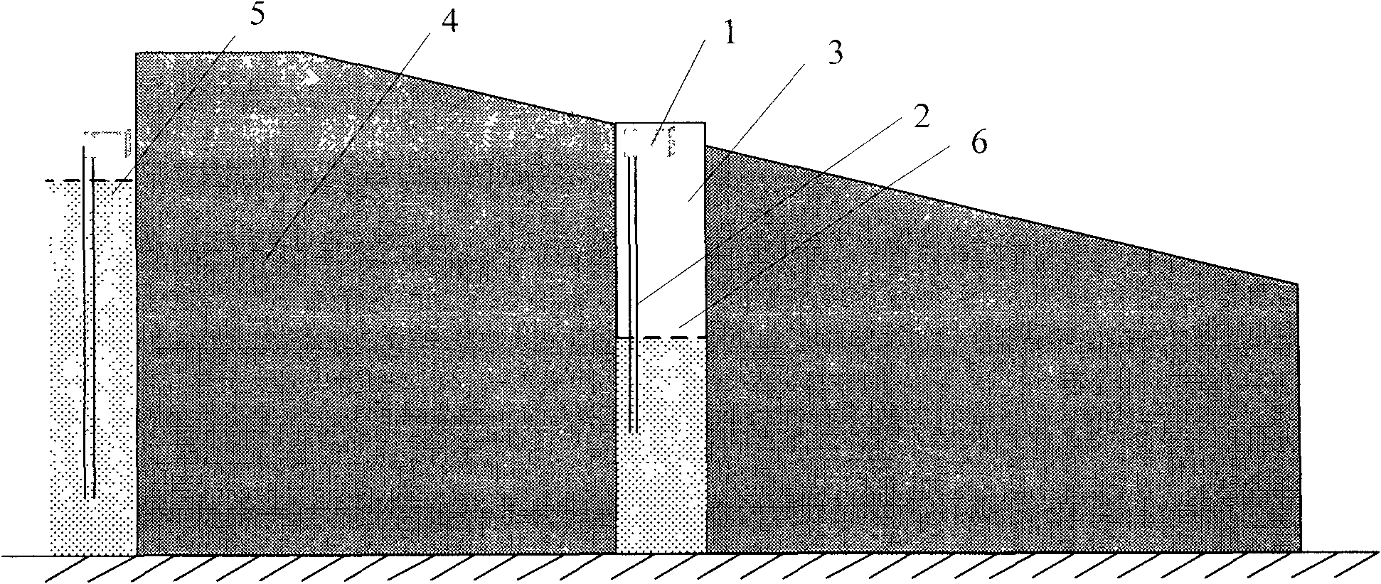 Seepage flow and seepage pressure monitoring device