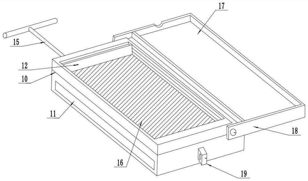 Anti-blowing-off airing rack for Chinese herbal medicine processing