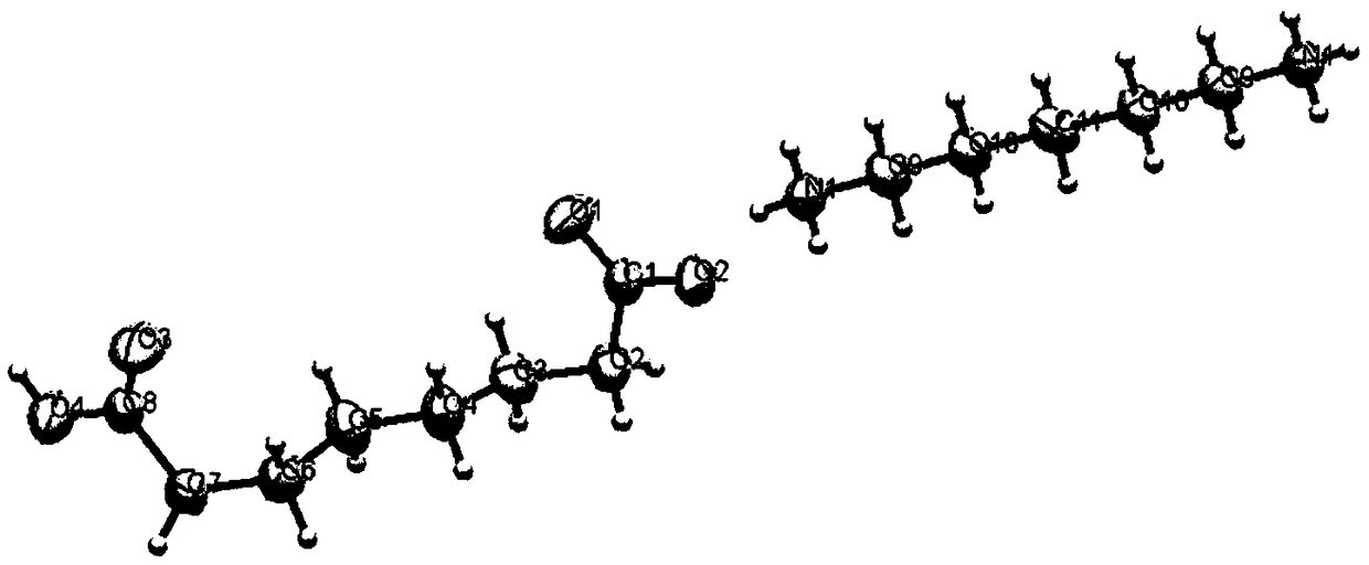 Pentanediamine octanedioate and crystal thereof