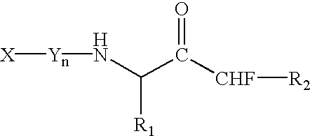 Alpha-(1,3-dicarbonylenol ether) methyl ketones as cysteine protease inhibitors