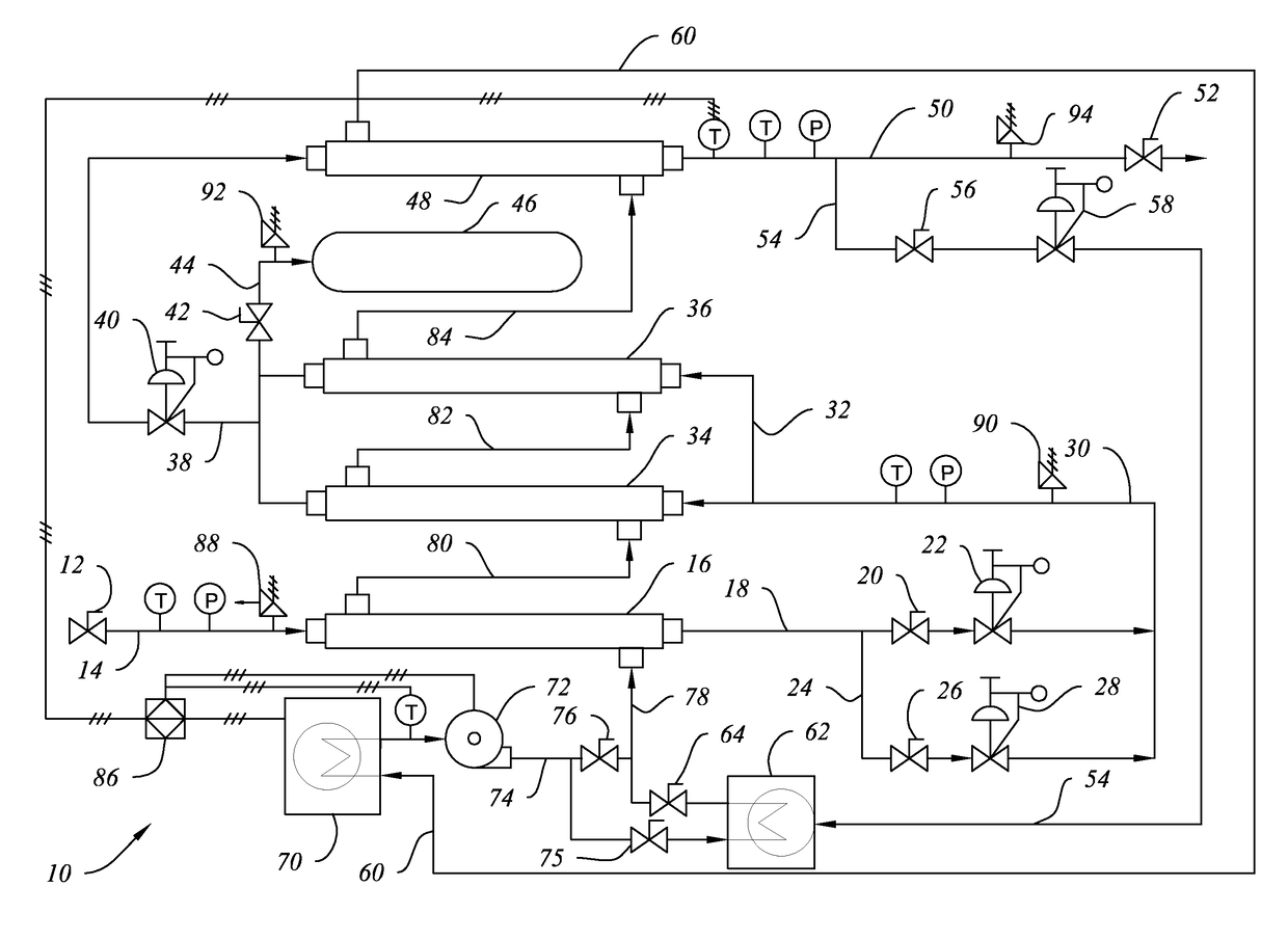 System and method for unloading compressed natural gas