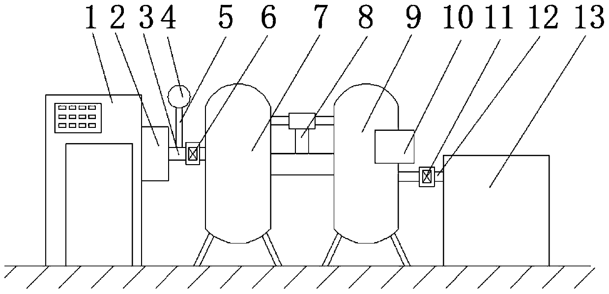 Intelligent self-adaptive pressure swing adsorption nitrogen making machine