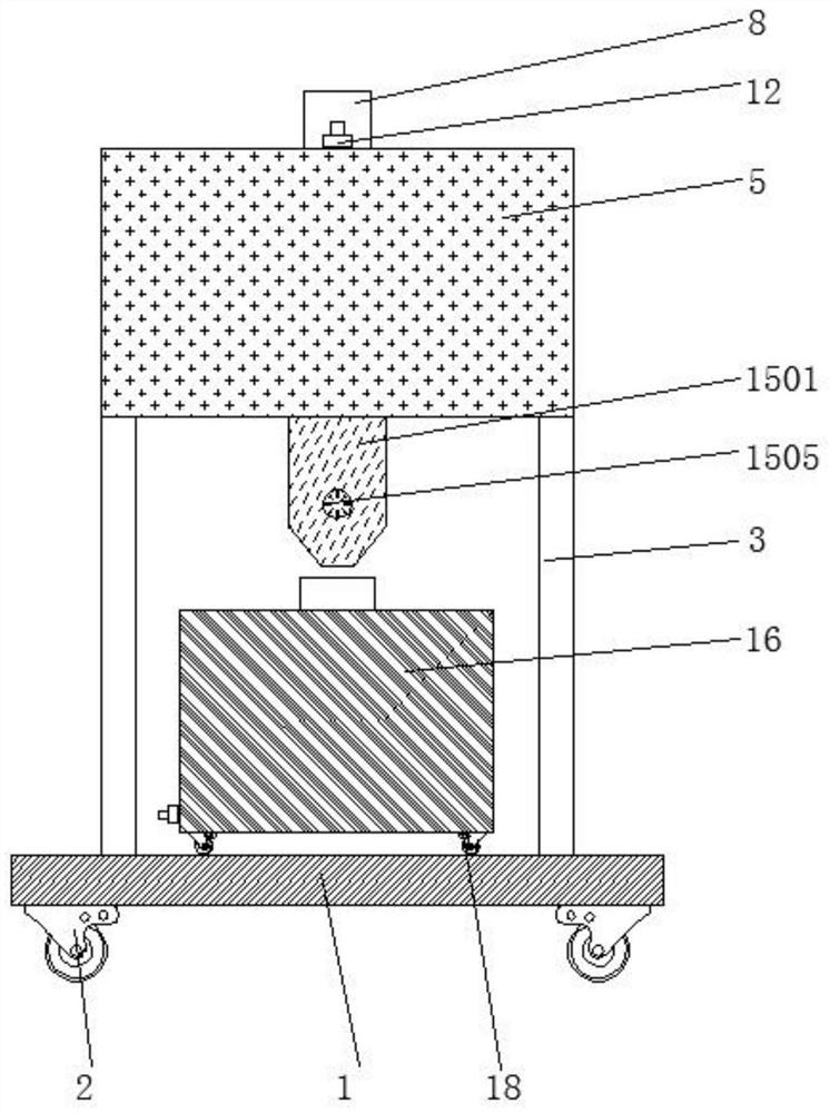 Dormancy breaking device for improving germplasm germination rate of Artemisia wellbyi