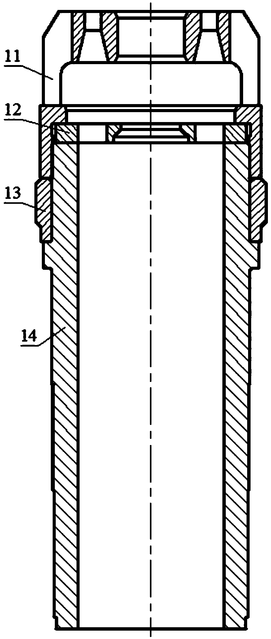 Double-tooth downhole pump follow-up centering eccentric wear prevention device