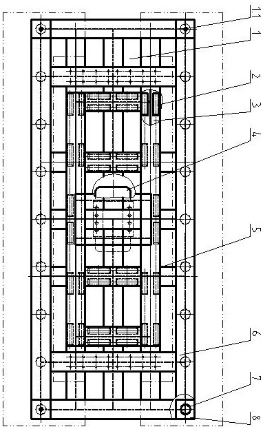 Novel container vibrating table