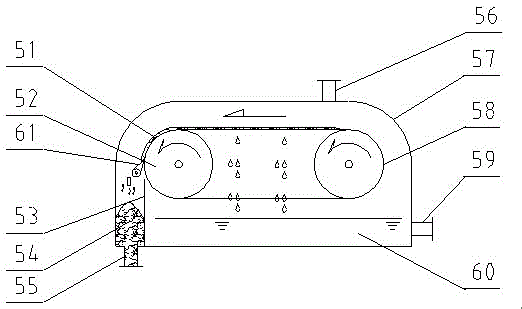 Method and apparatus for producing sodium bicarbonate by using acidic gas