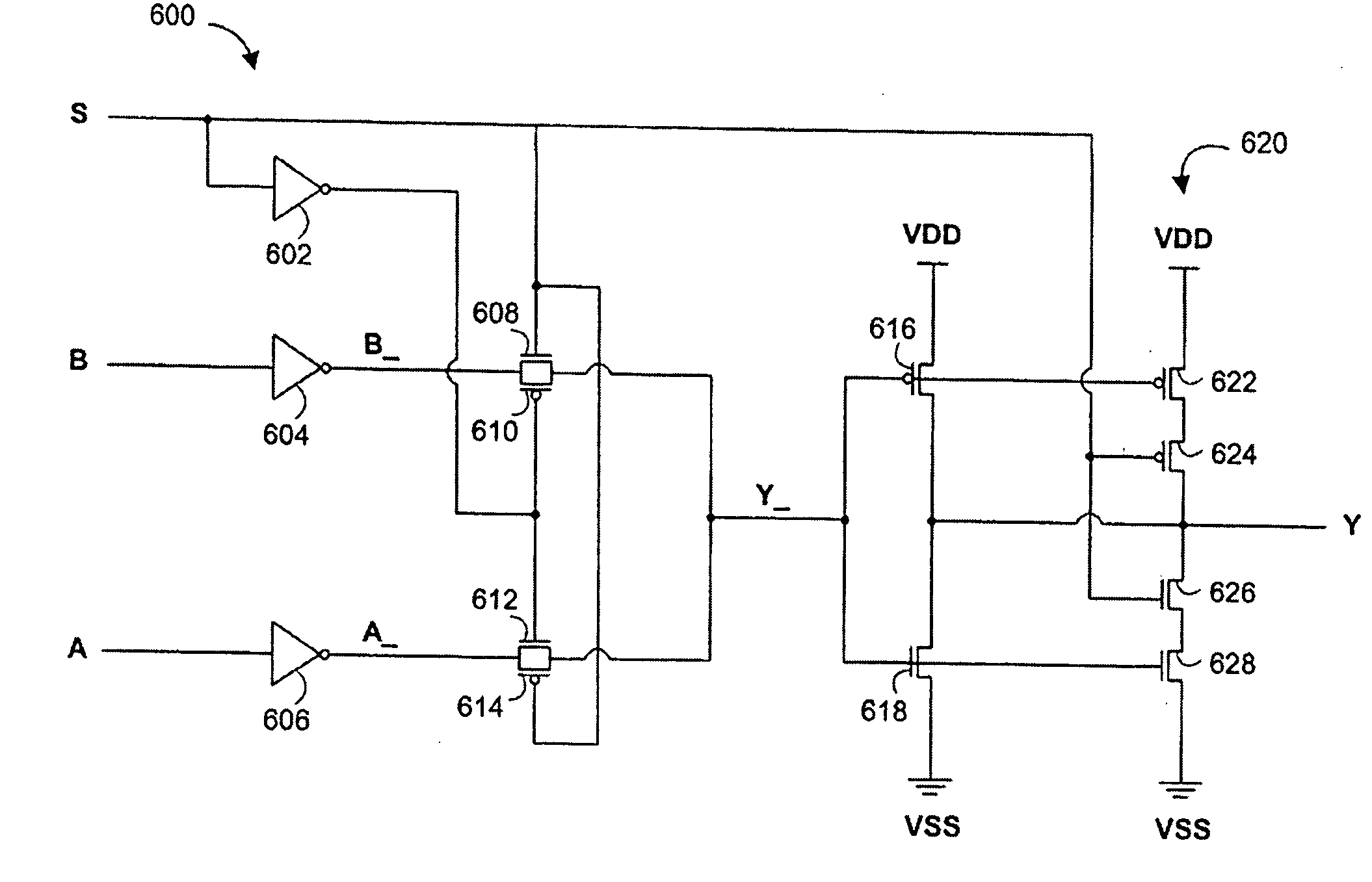 Time-balanced multiplexer switching methods and apparatus