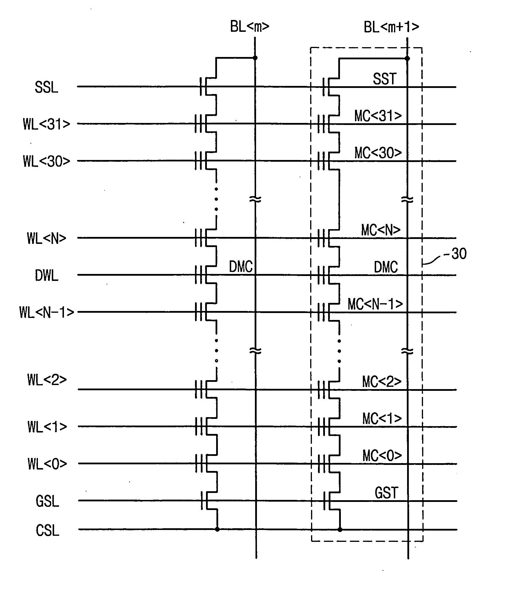 Flash memory device including a dummy cell