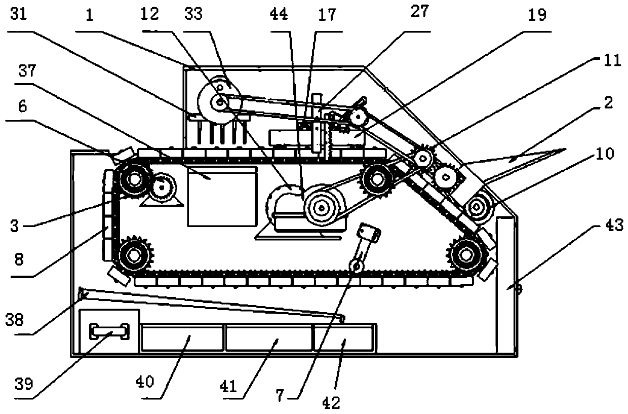 Cherry pedicle-removing and stoning device