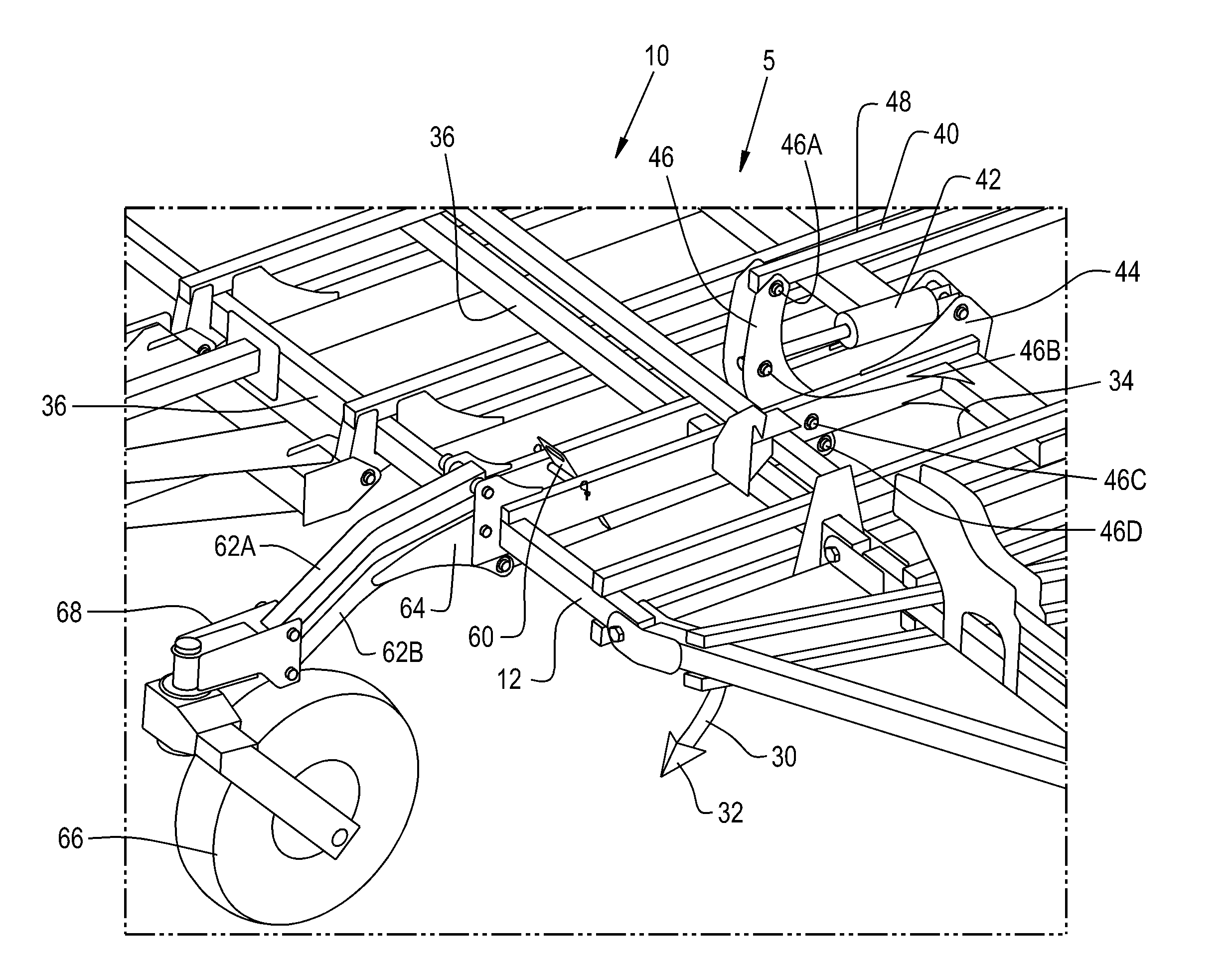 Fully adjustable lift system