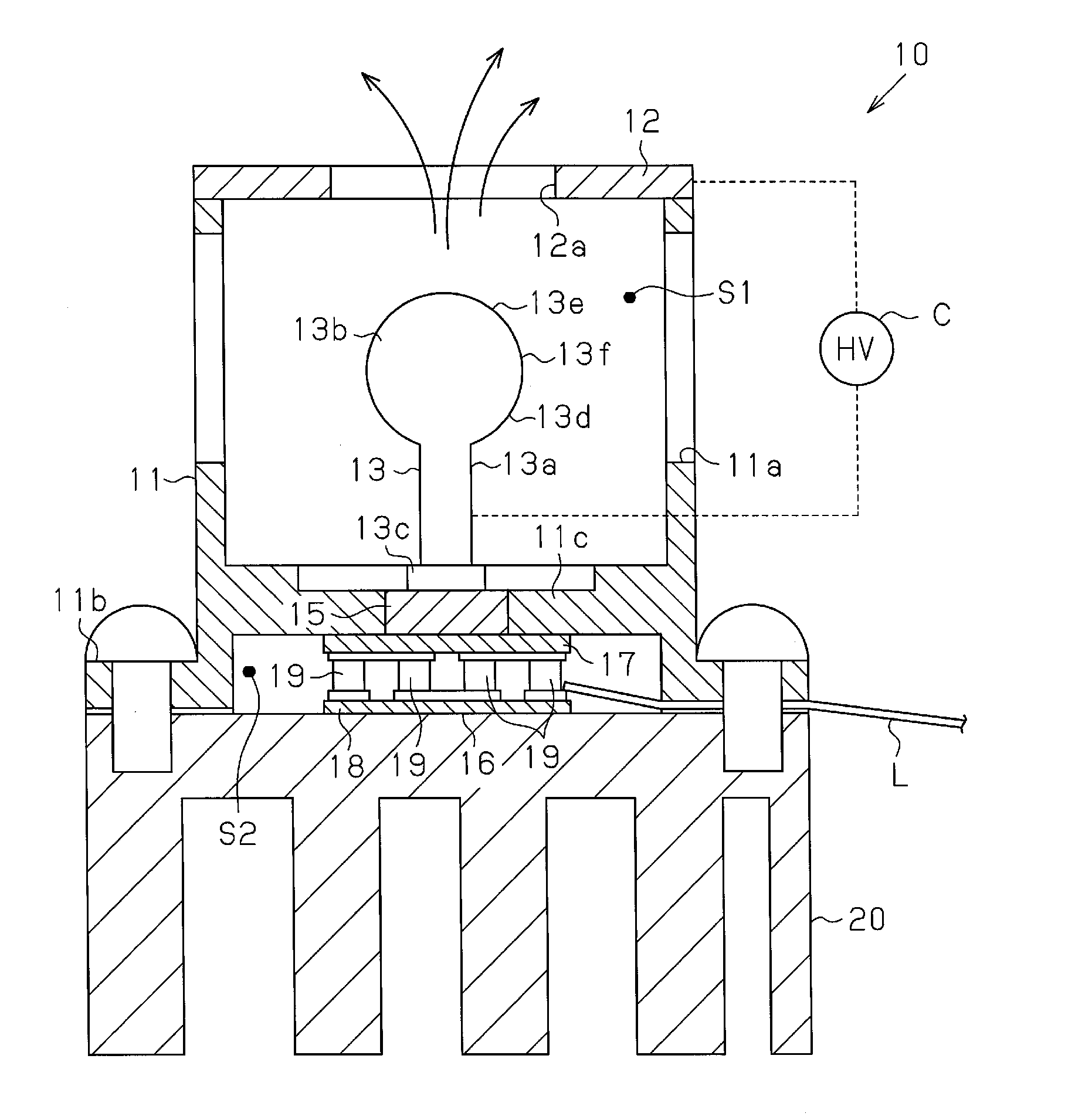 Electrostatic atomizing device