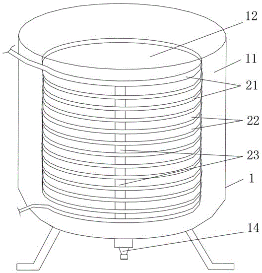 Crystal melting device for honey