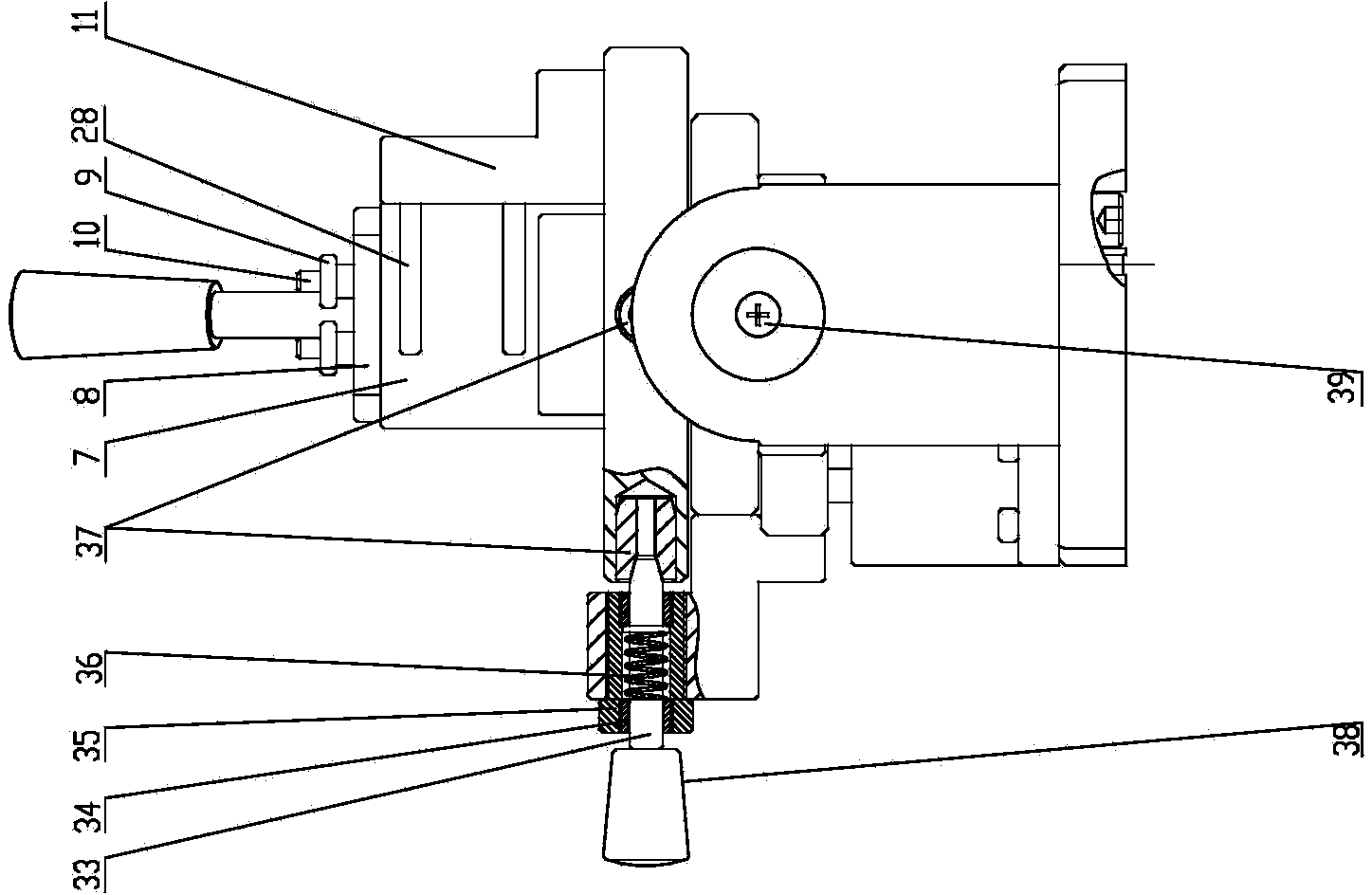 Servo valve body assembling tooling