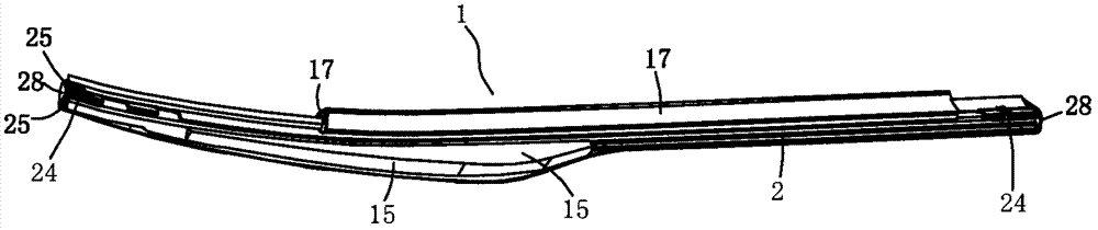 Automobile windowsill outer side sealing strip