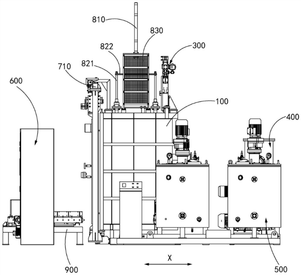 Vacuum pouring system