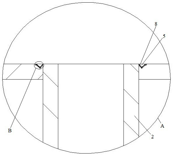 Box tube connection structure on traditional Chinese medicine production equipment