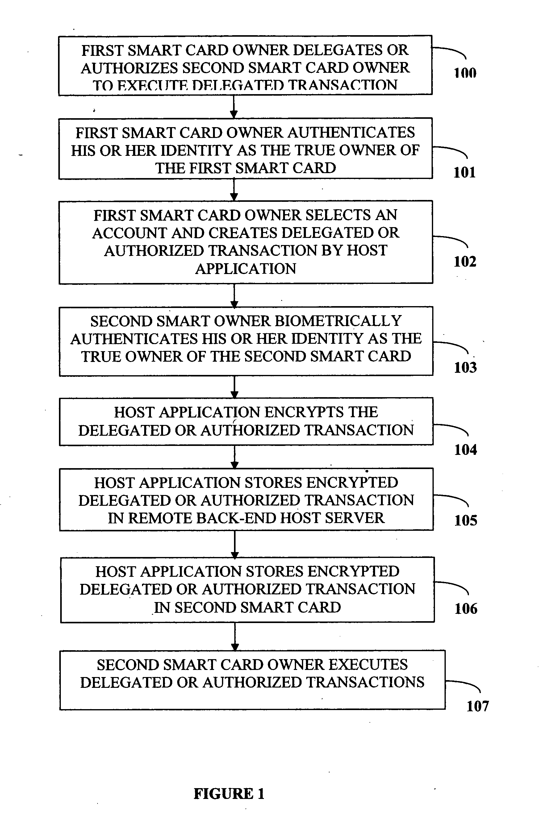 Biometric delegation and authentication of financial transactions