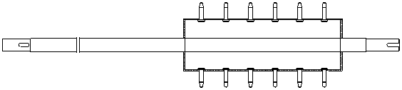 Pneumatic auxiliary transportation and cleaning device in chili harvesting