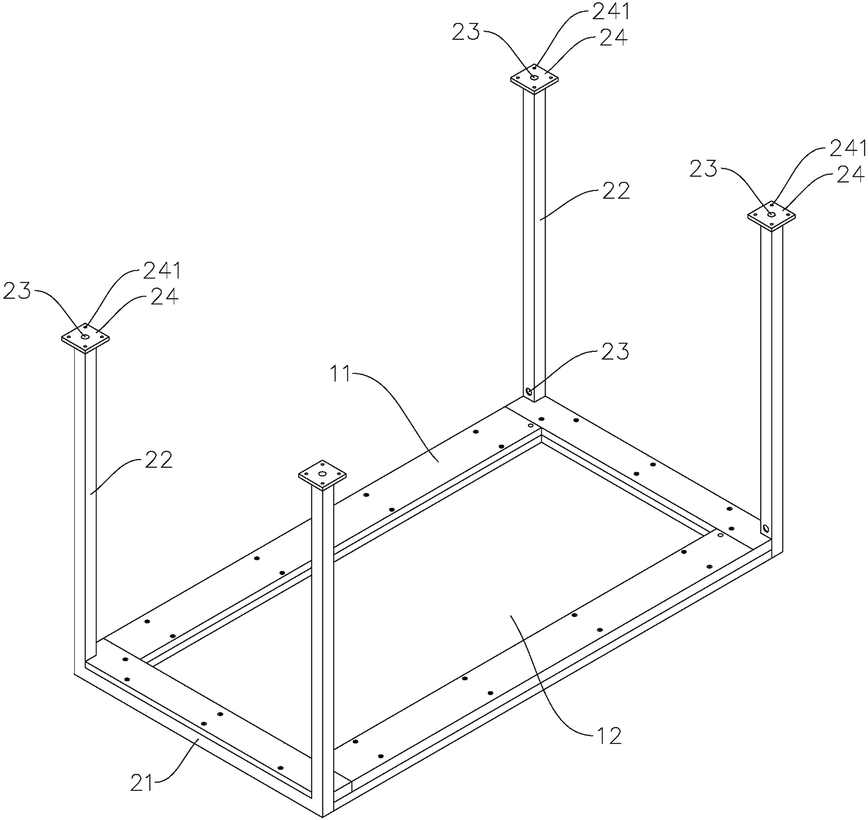 Lamp display device