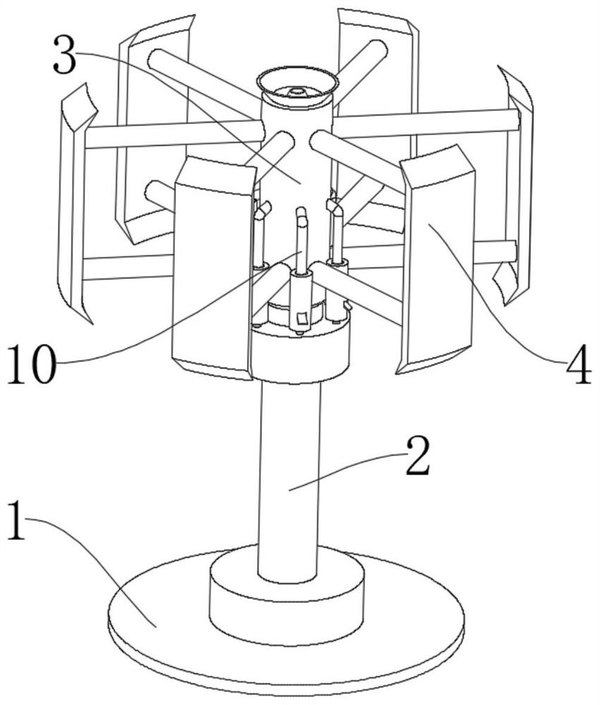 Wind driven generator blade tip lightning arrester