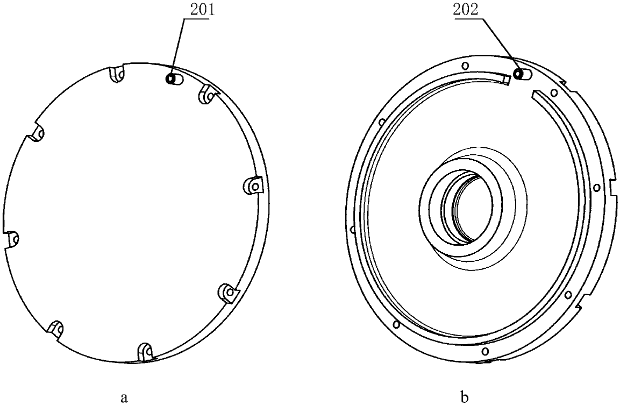 Reliable connection mode of motor circulation water path