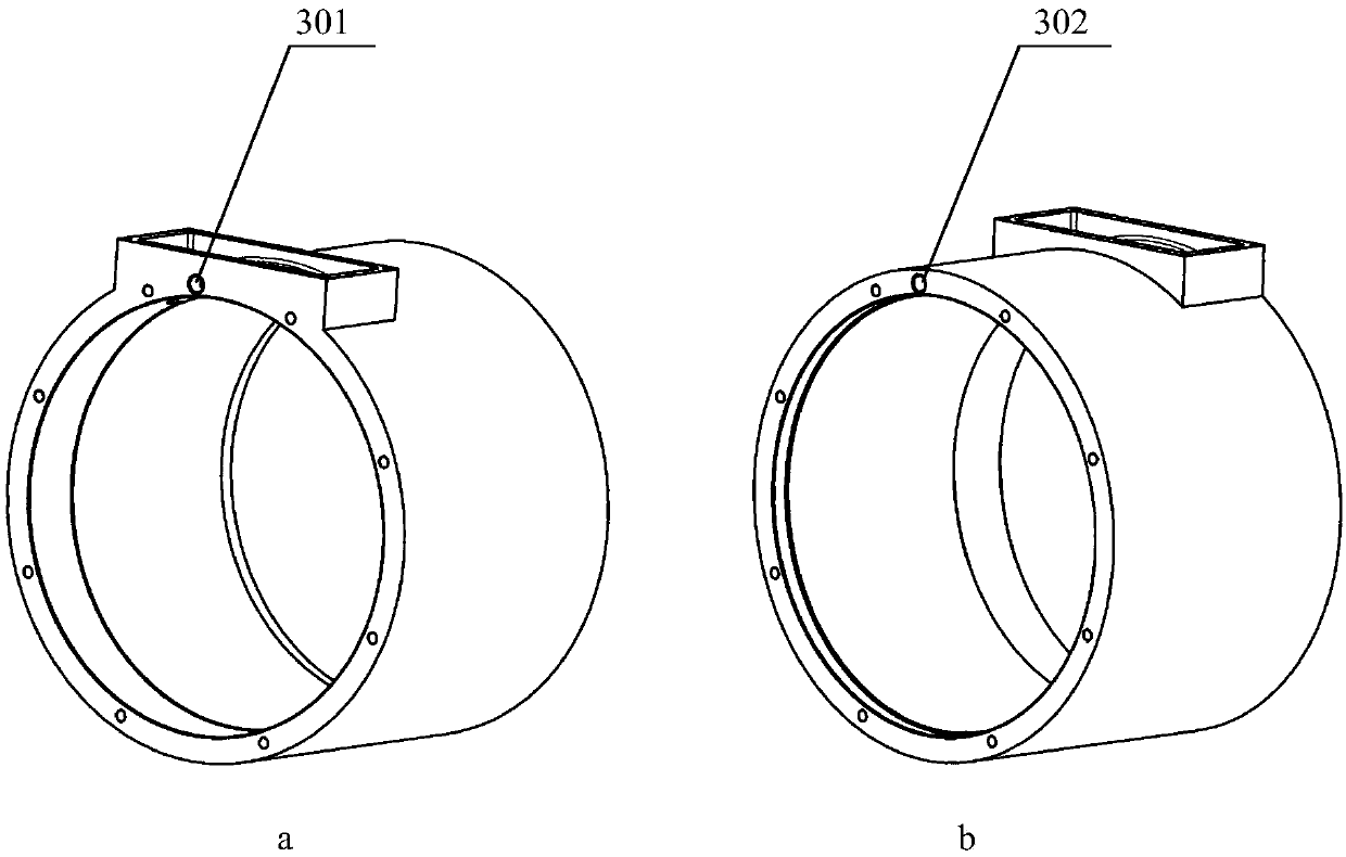 Reliable connection mode of motor circulation water path