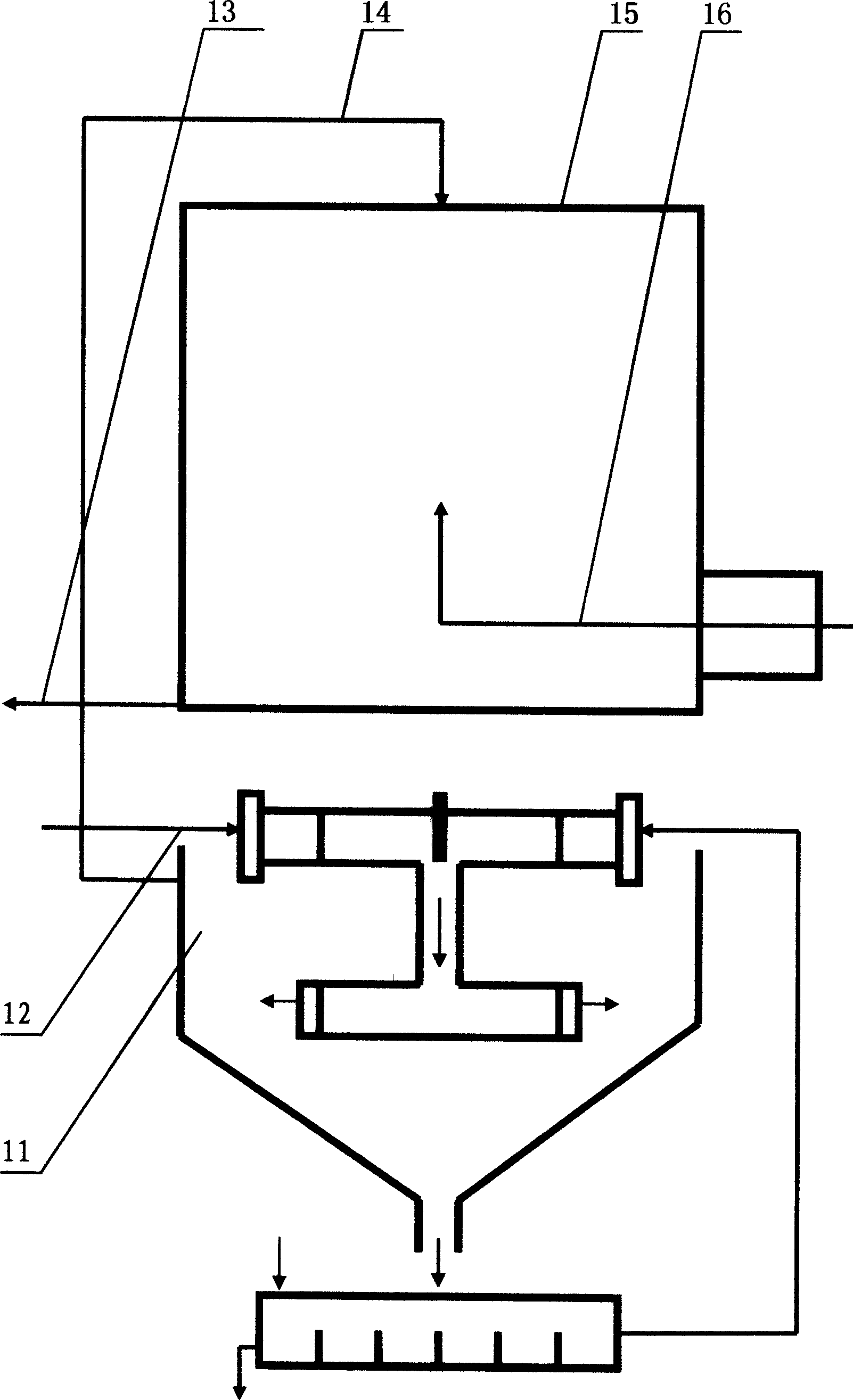 Method for removing calcium ion in zinc sulphate solution