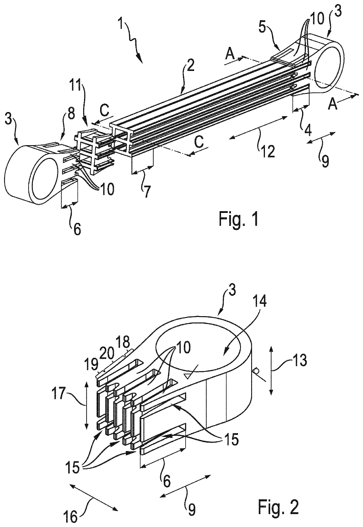 Chassis link for a motor vehicle