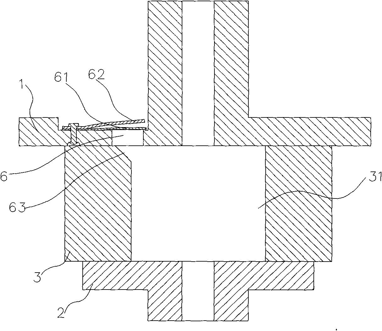 Exhaust device of rotary compressor