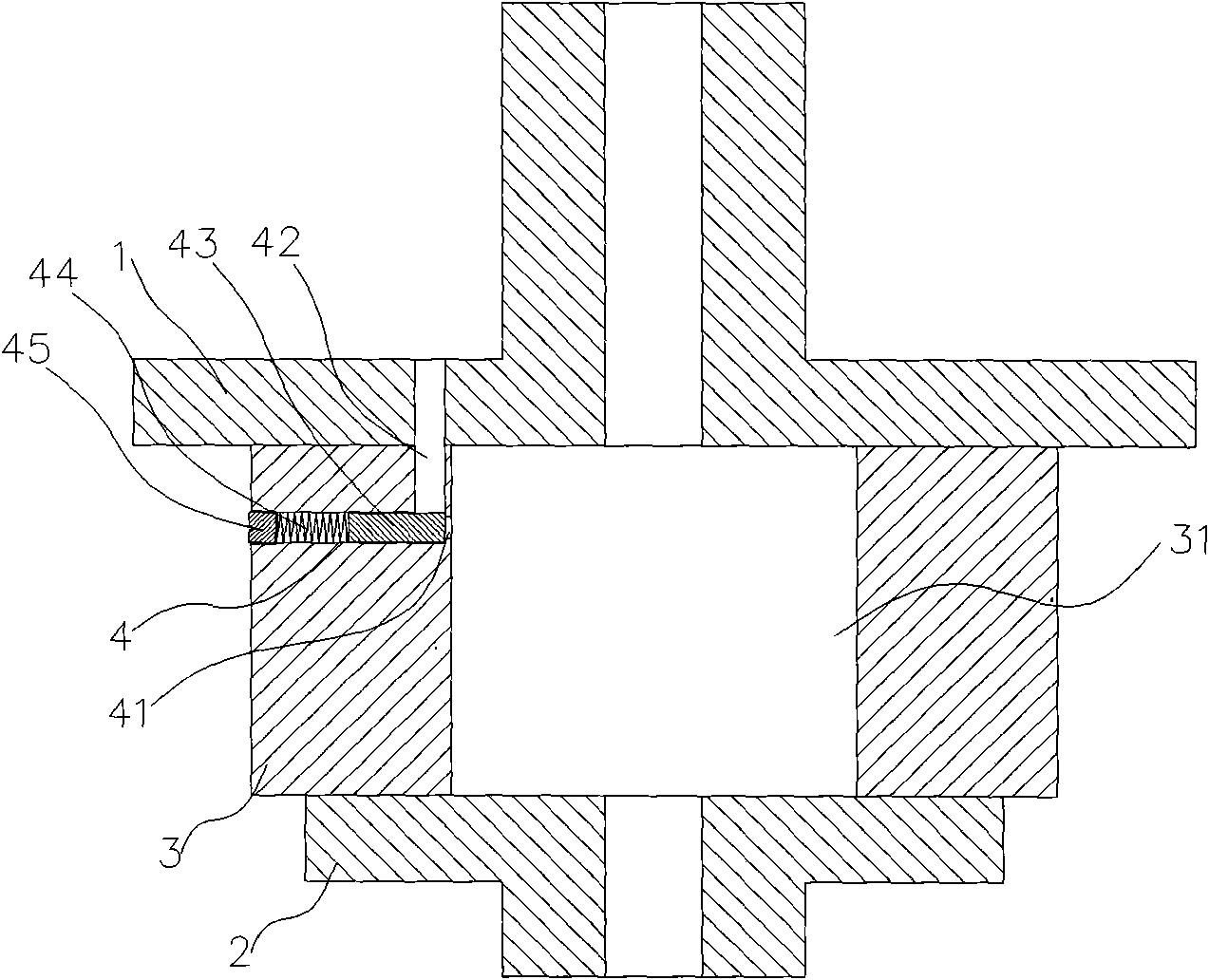 Exhaust device of rotary compressor