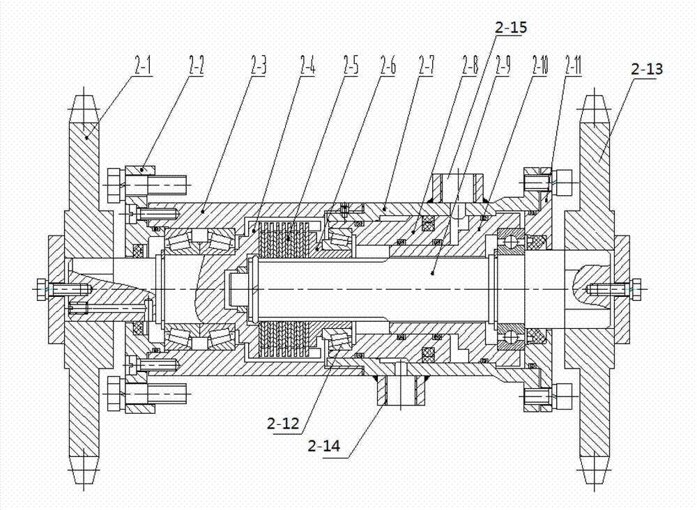 Tubing arrangement switch device of drum of coiled tubing operation machine and control system of tubing arrangement switch device