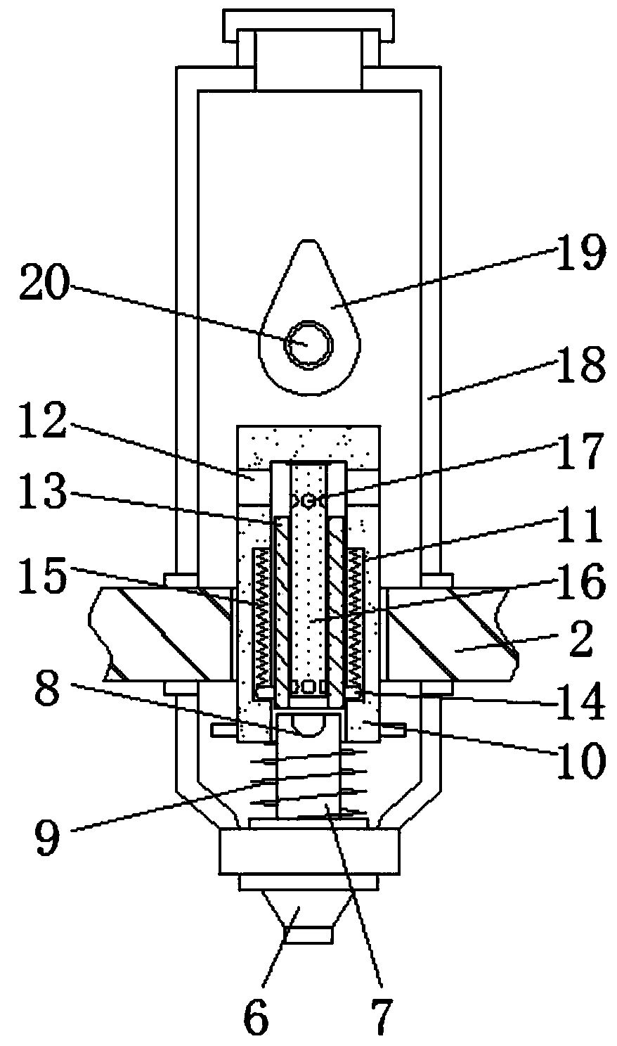 Automatic lubricating oil adding mechanism convenient for adding amount control for reducer