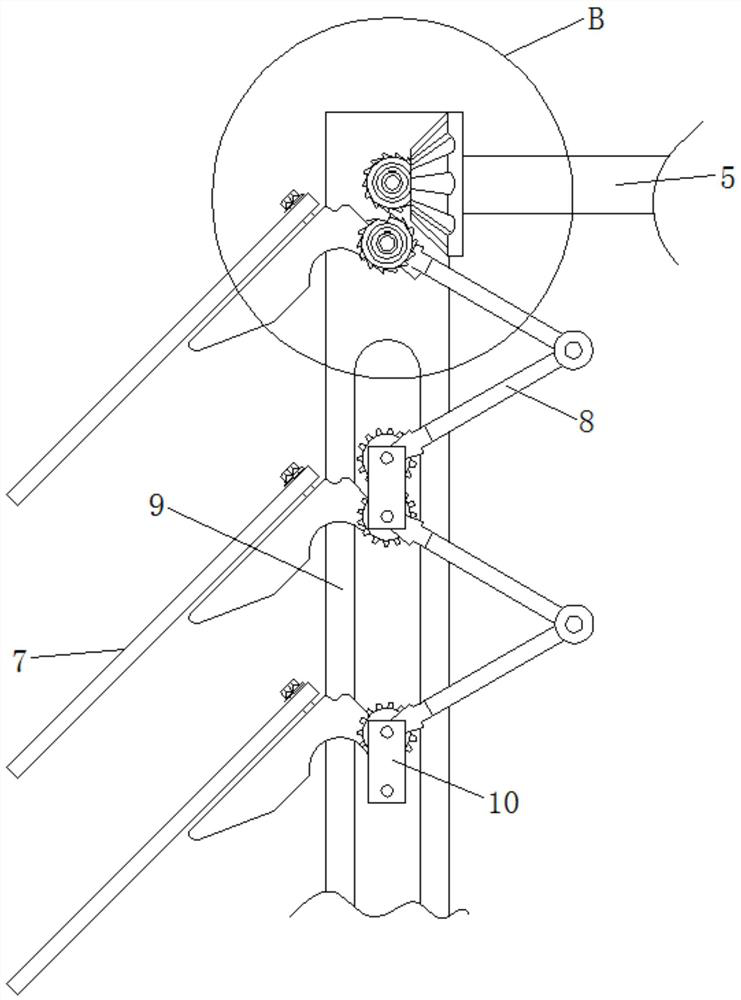 Computer dedusting device capable of moving in mainframe box