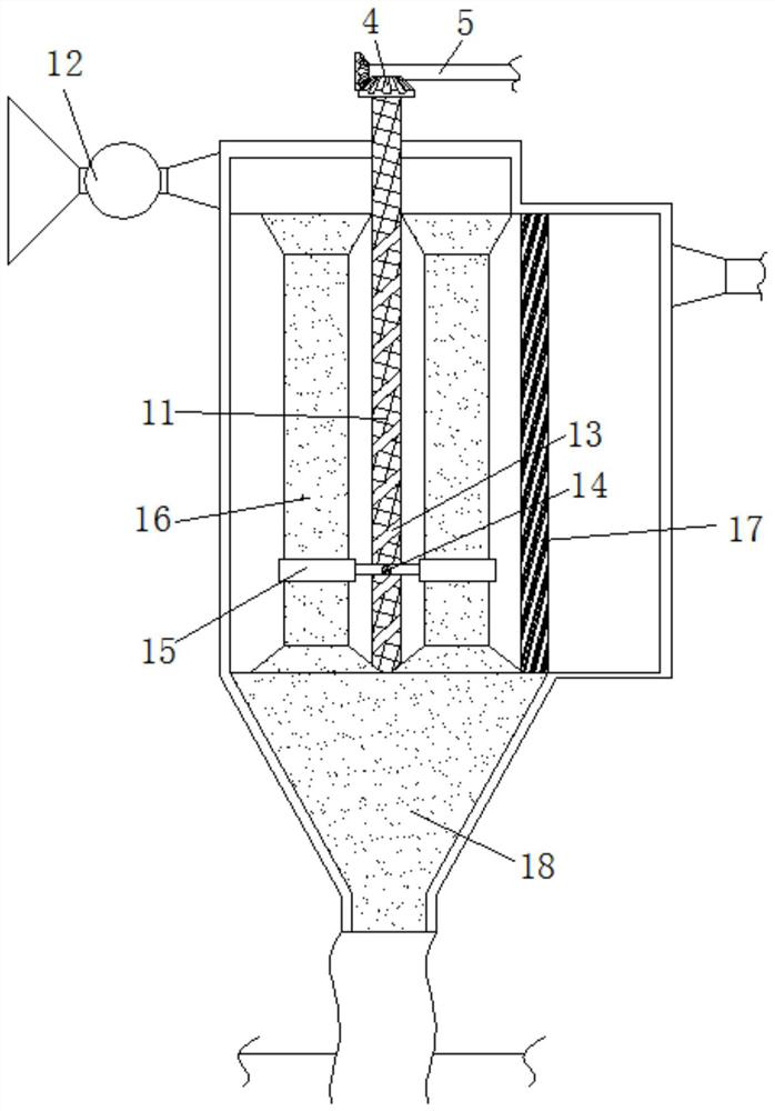 Computer dedusting device capable of moving in mainframe box