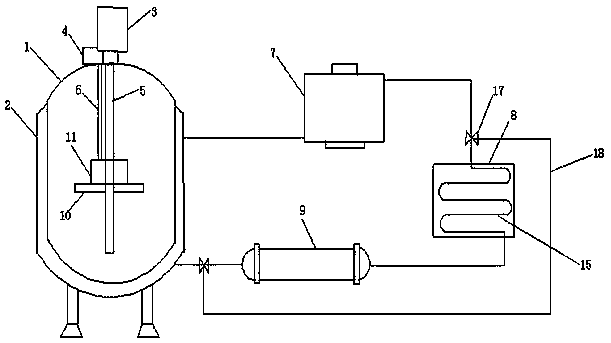 A reactor heating device and its heat exchange system