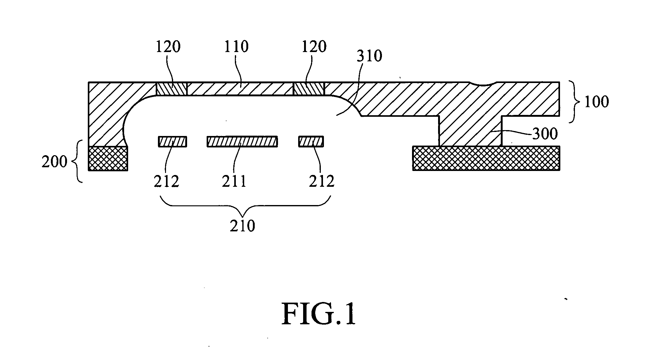 Dynamic pressure sensing structure