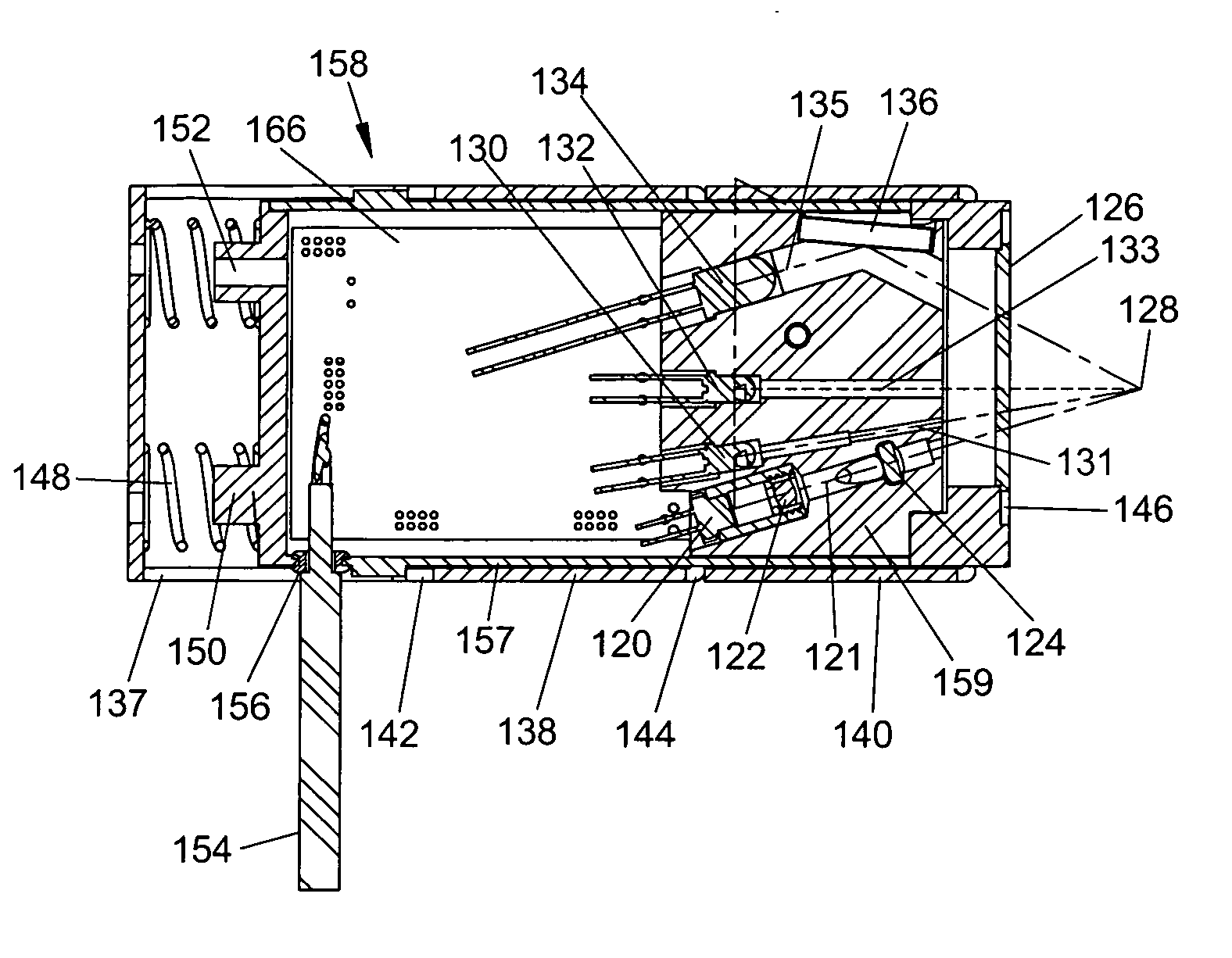 Particle sensor with wide linear range