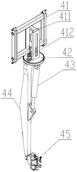 Marine drilling platform pipe processing system and stand pipe connecting and transporting method