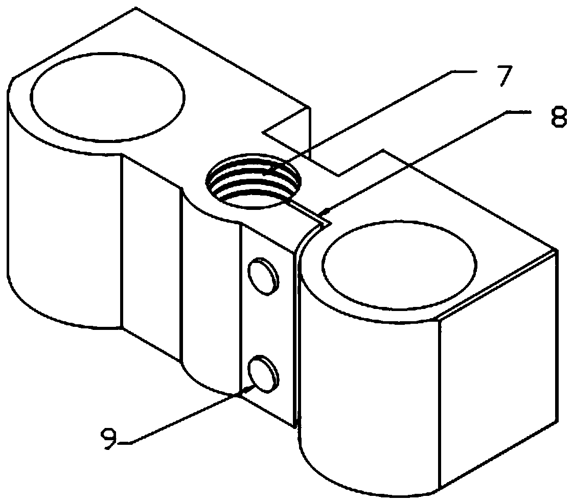 Stamping terminal crimping mechanism