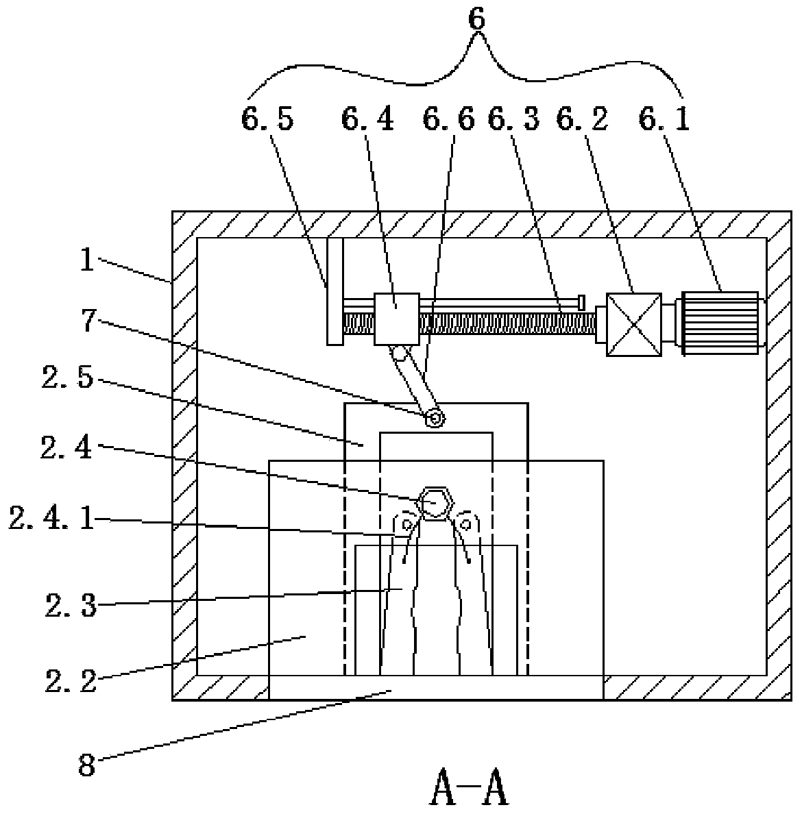 High-extension cold-rolled ribbed steel bar workpiece manufacturing device