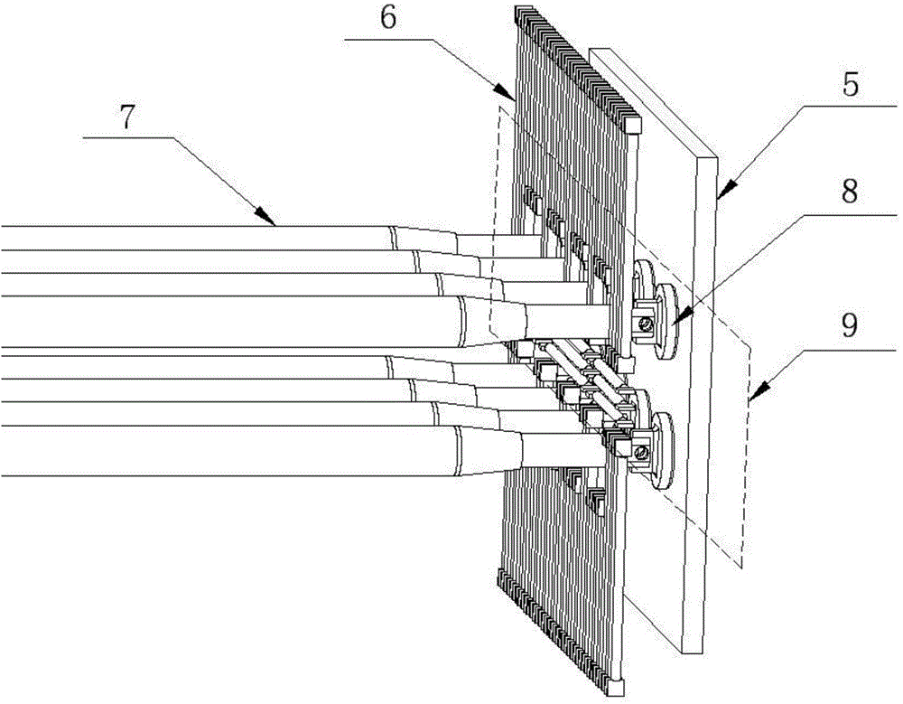 Thermo-mechanical coupling loading method for thermal strength tests