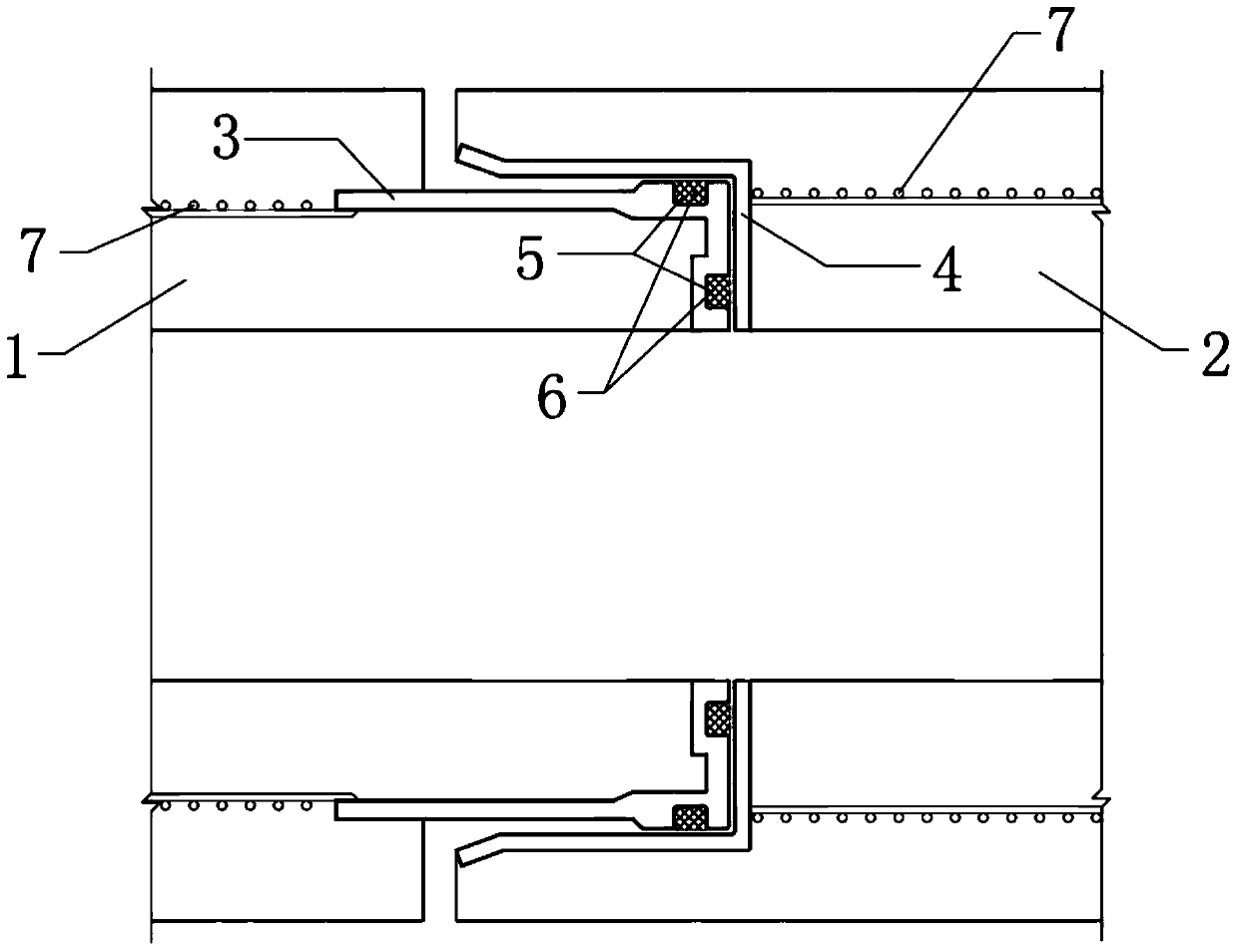 A novel reinforced concrete drainage pipe and a manufacturing method thereof