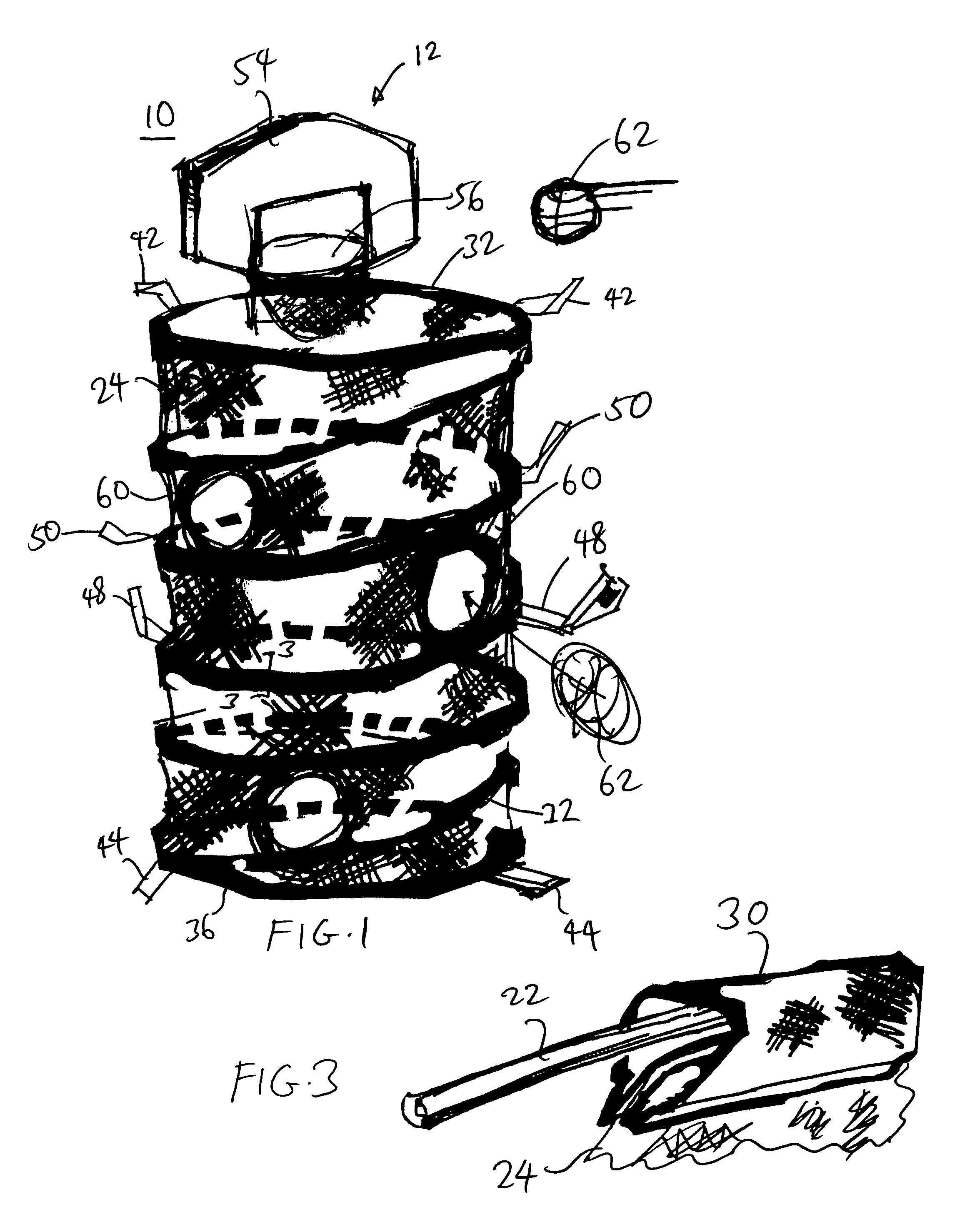 Collapsible play structures