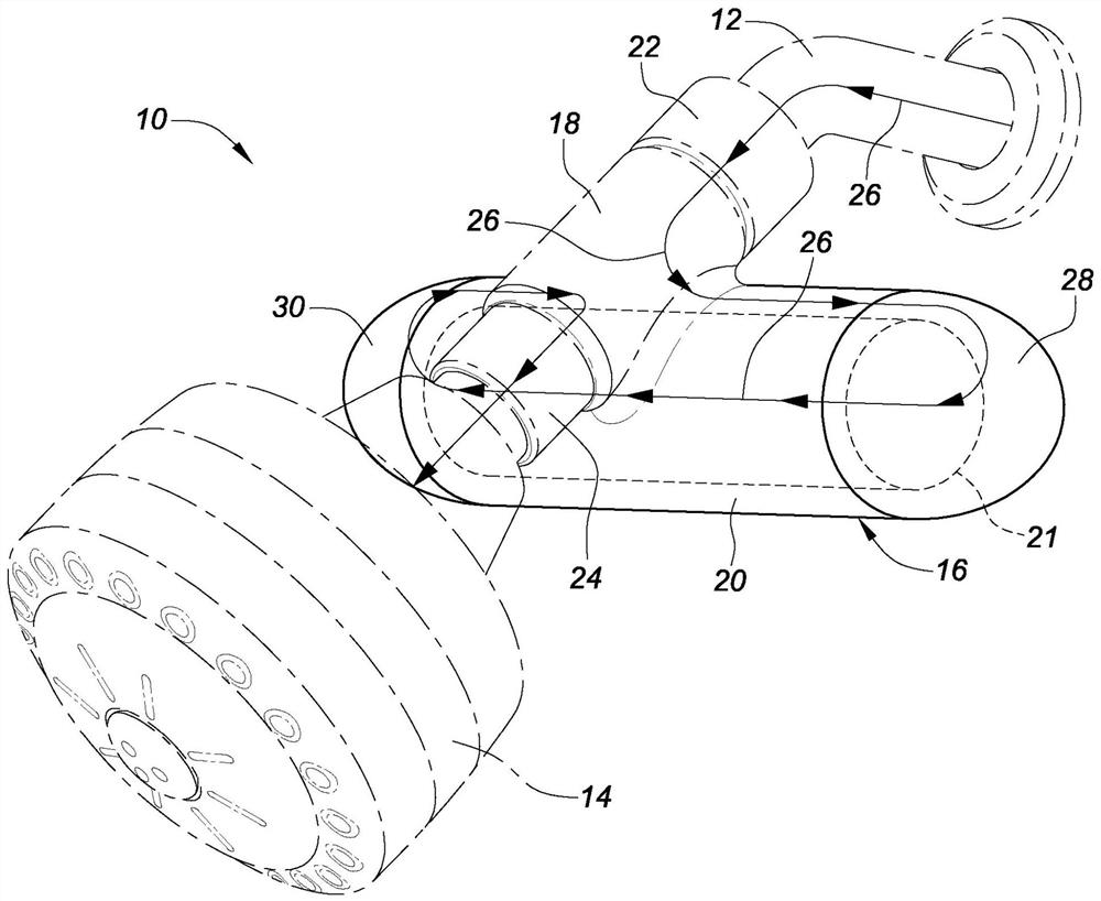 Side-loading transverse shower filter