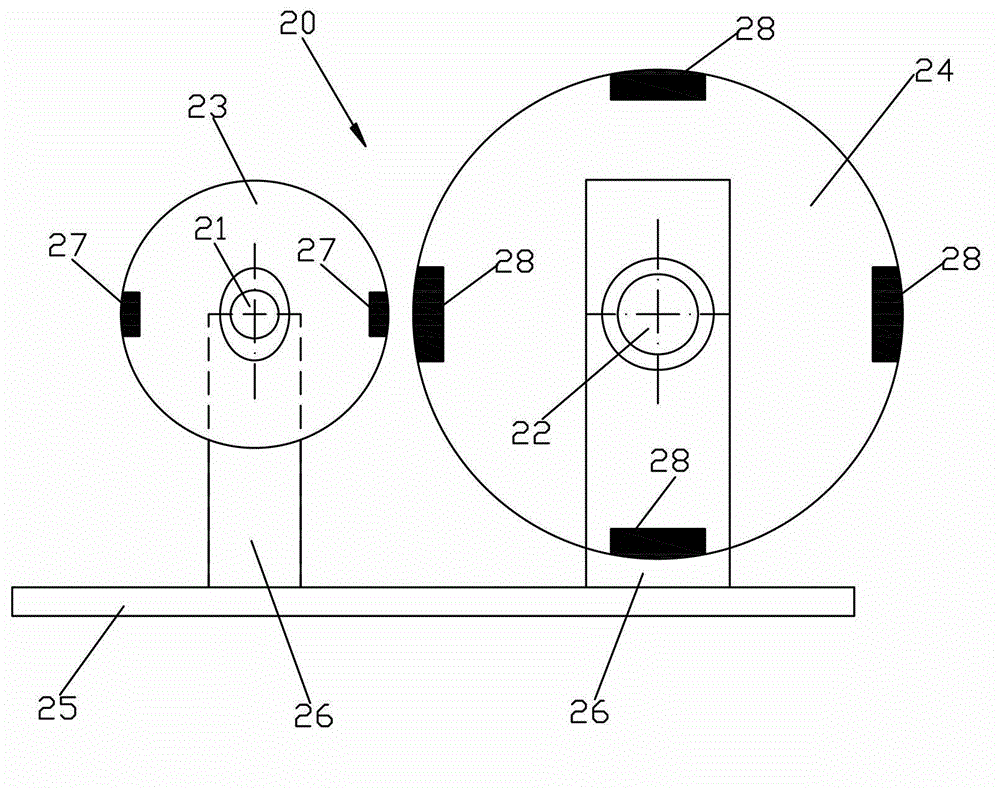 Magnetomotive driven wind power generation device