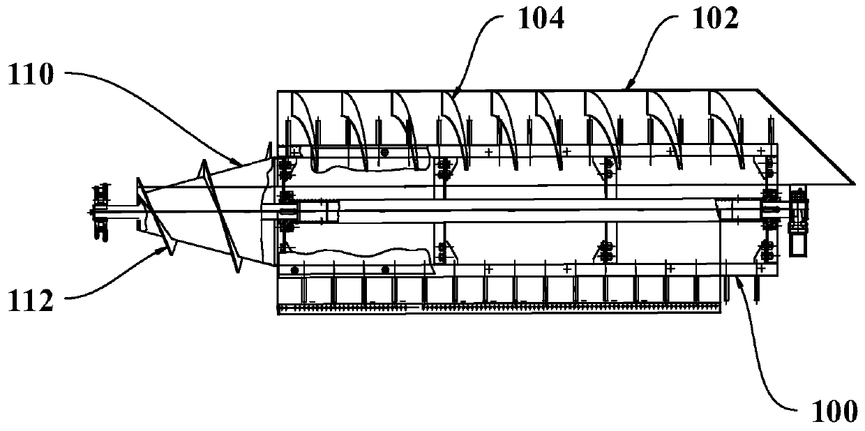 Threshing device used for long-stem crop