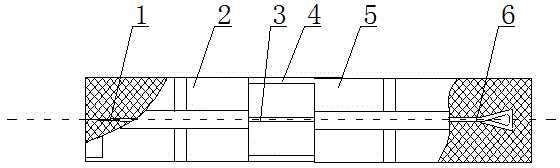 Concealed type disposable safety blood collecting needle