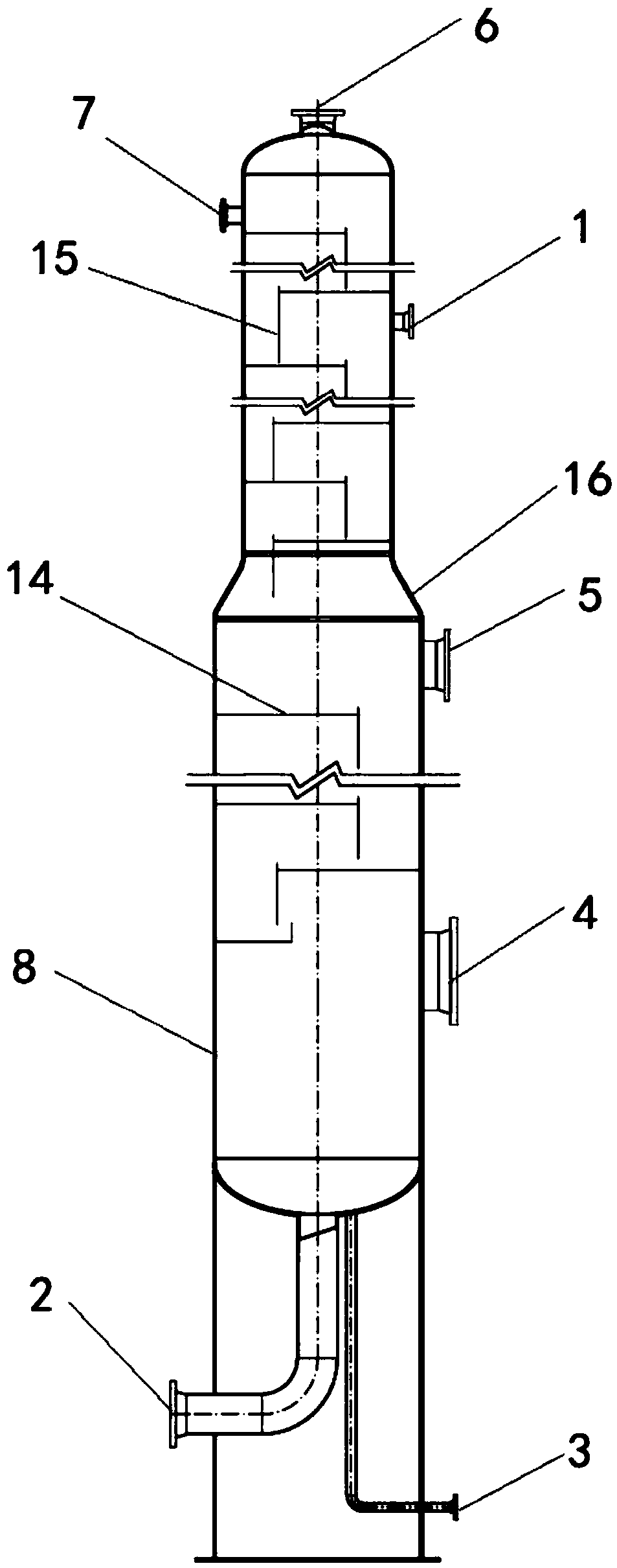 Chlorine refining production apparatus