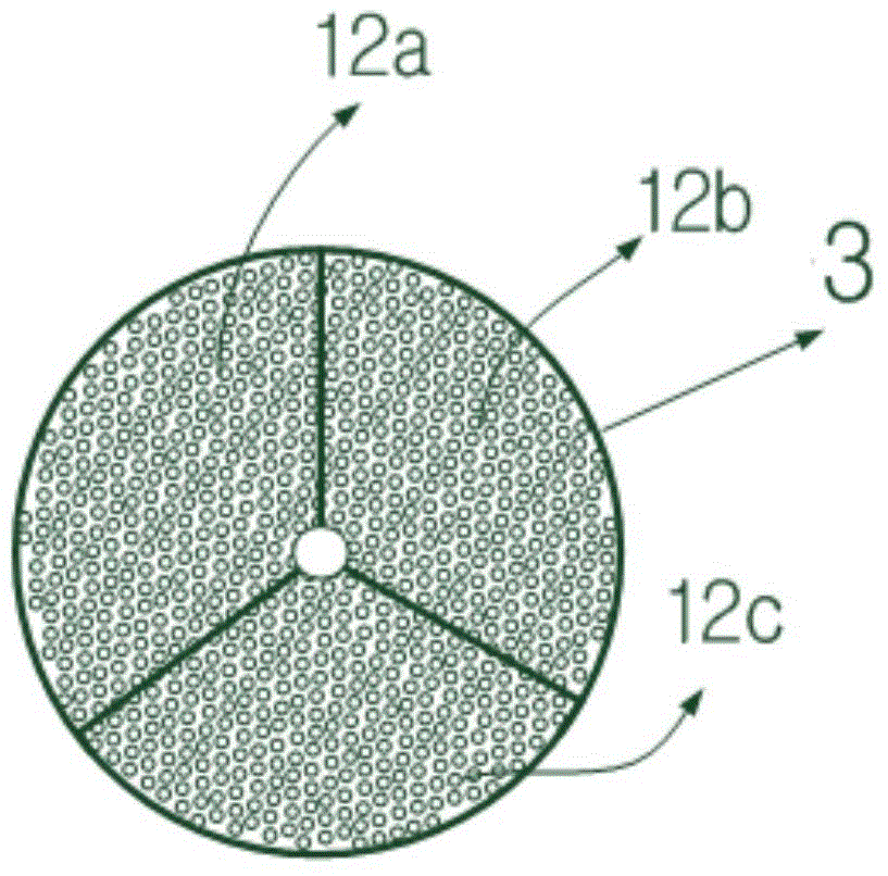 Heat exchange method for low-temperature heat accumulating type catalytic oxidation treatment device