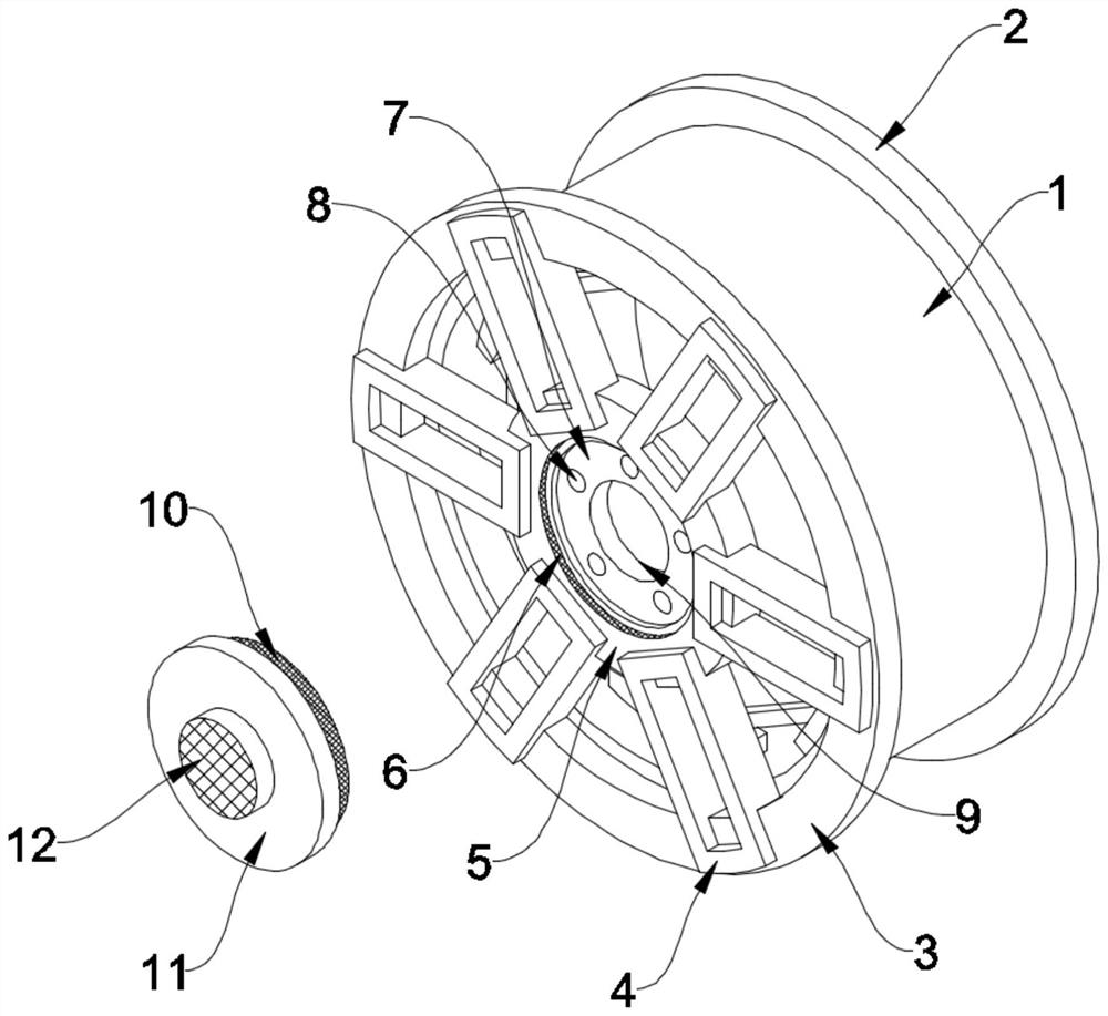 High-pressure-resistant hub